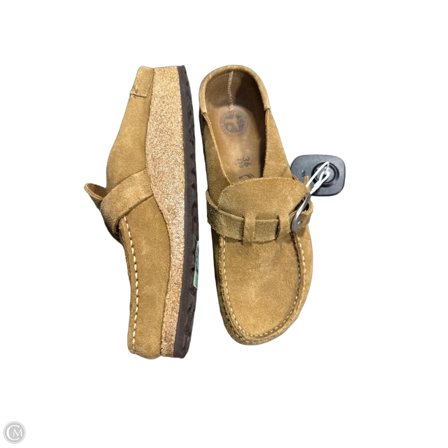 Shoes Flats By Birkenstock In Brown, Size: 5