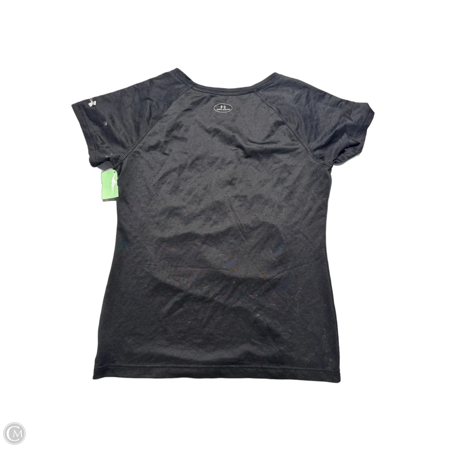 Top Short Sleeve By Under Armour In Black, Size: M
