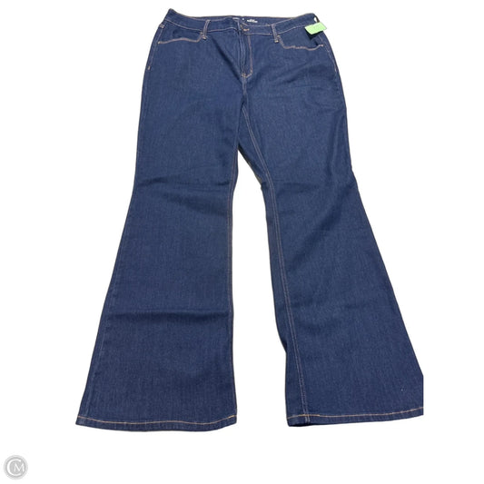 Jeans Flared By Old Navy In Blue Denim, Size: 16