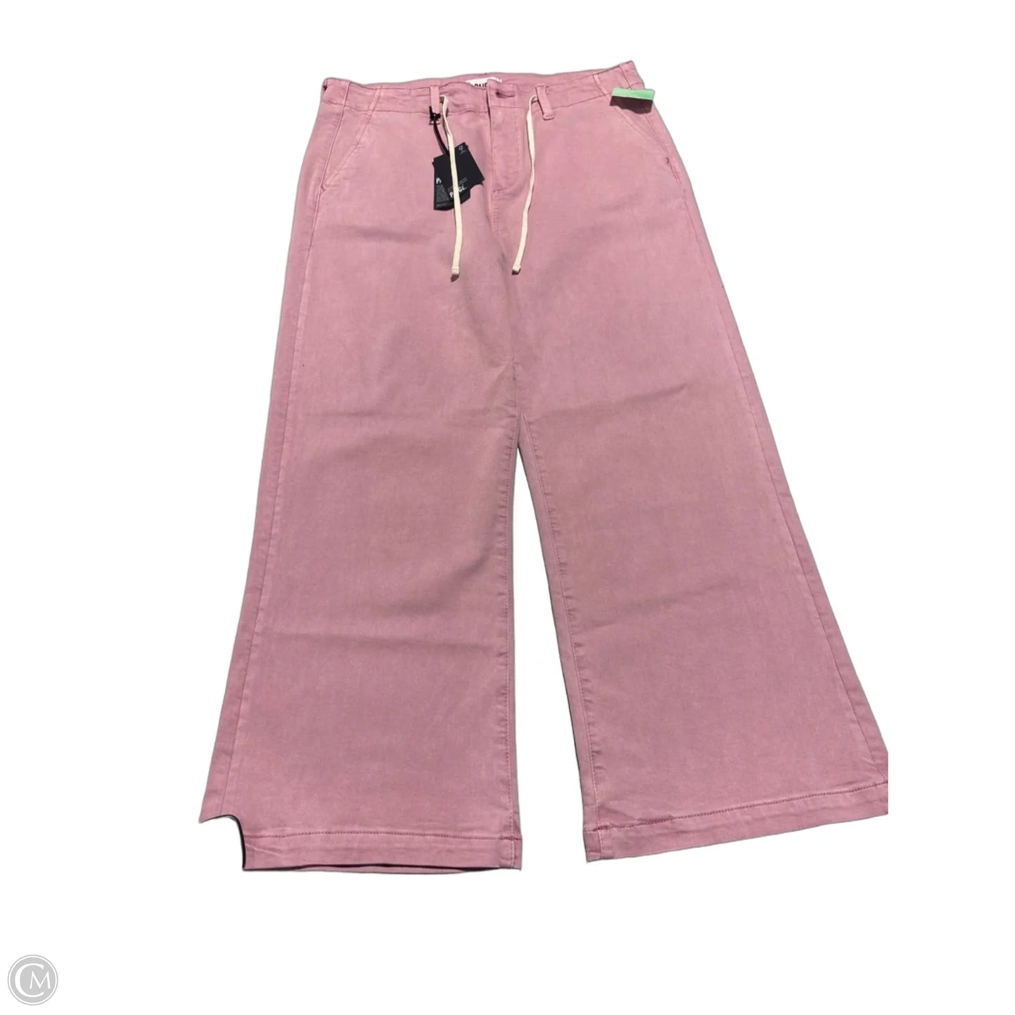 Jeans Wide Leg By Paige In Pink, Size: 14