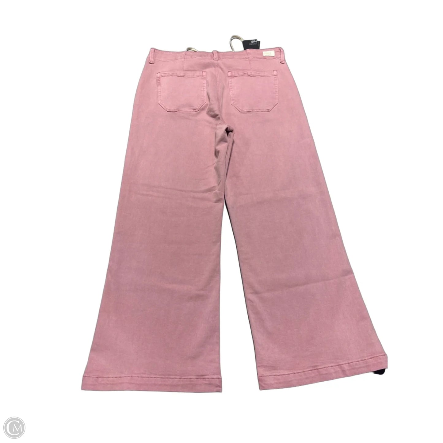 Jeans Wide Leg By Paige In Pink, Size: 14