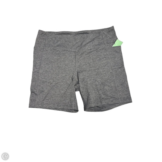 Athletic Shorts By Athletic Works In Grey, Size: Xl