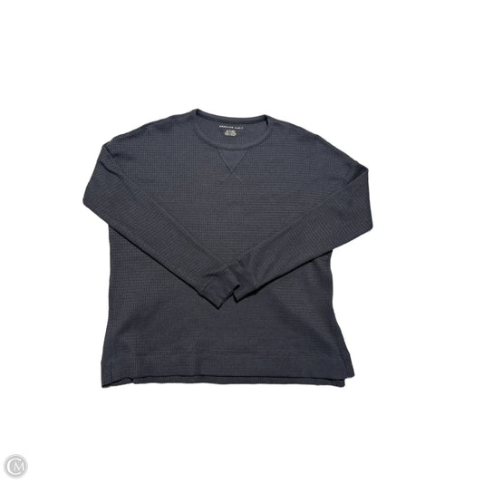 Top Long Sleeve By American Eagle In Grey, Size: Xs