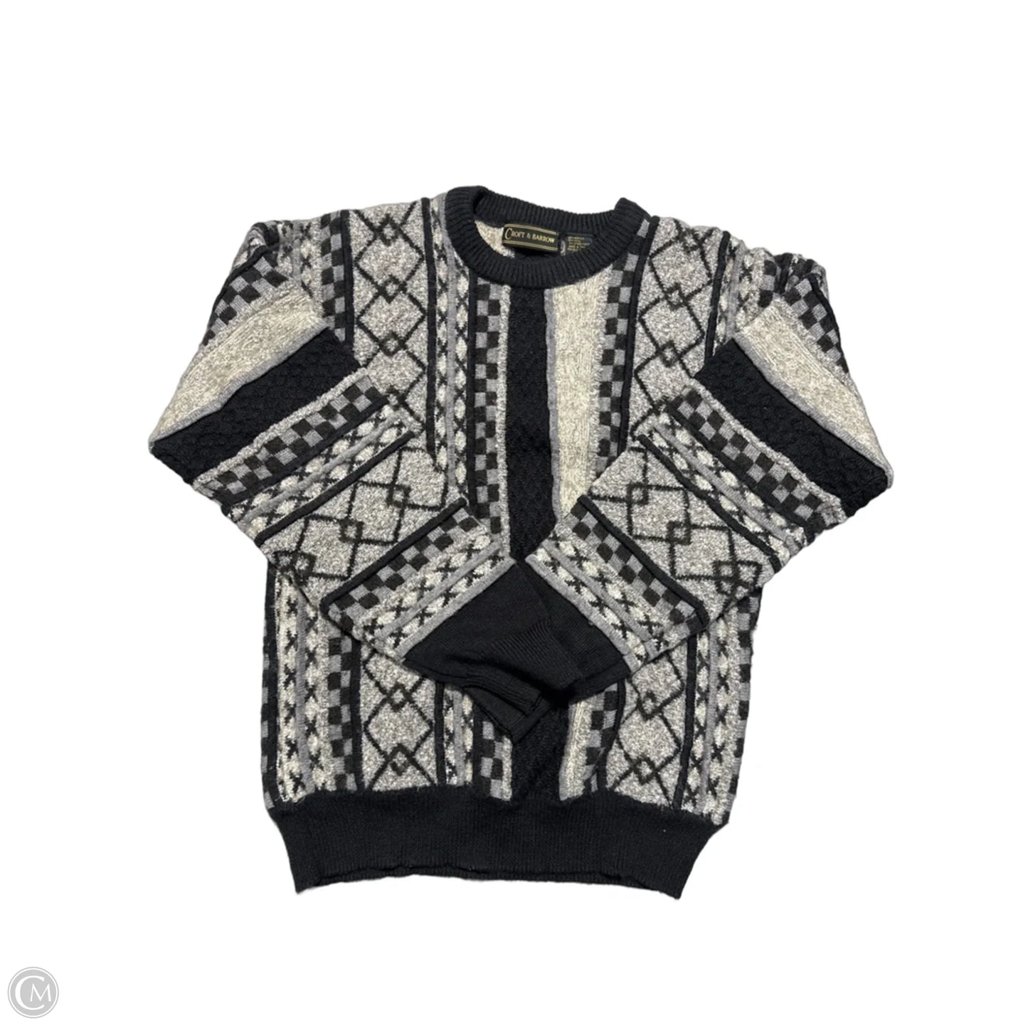 Sweater By Croft And Barrow In Black, Size: L