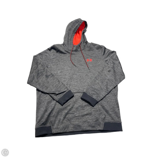 Athletic Sweatshirt Hoodie By Under Armour In Black, Size: Xl