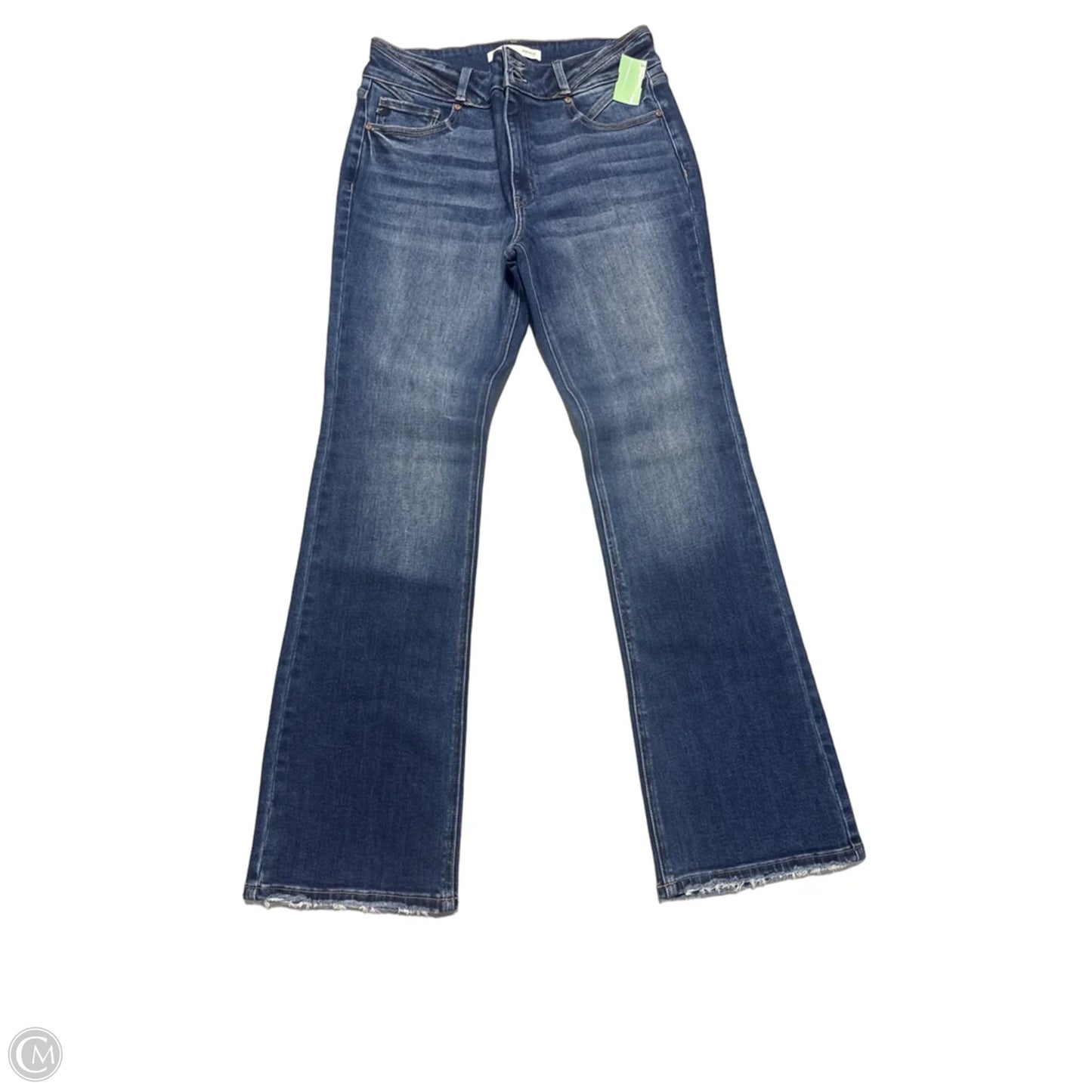 Jeans Wide Leg By Kancan In Blue Denim, Size: 8