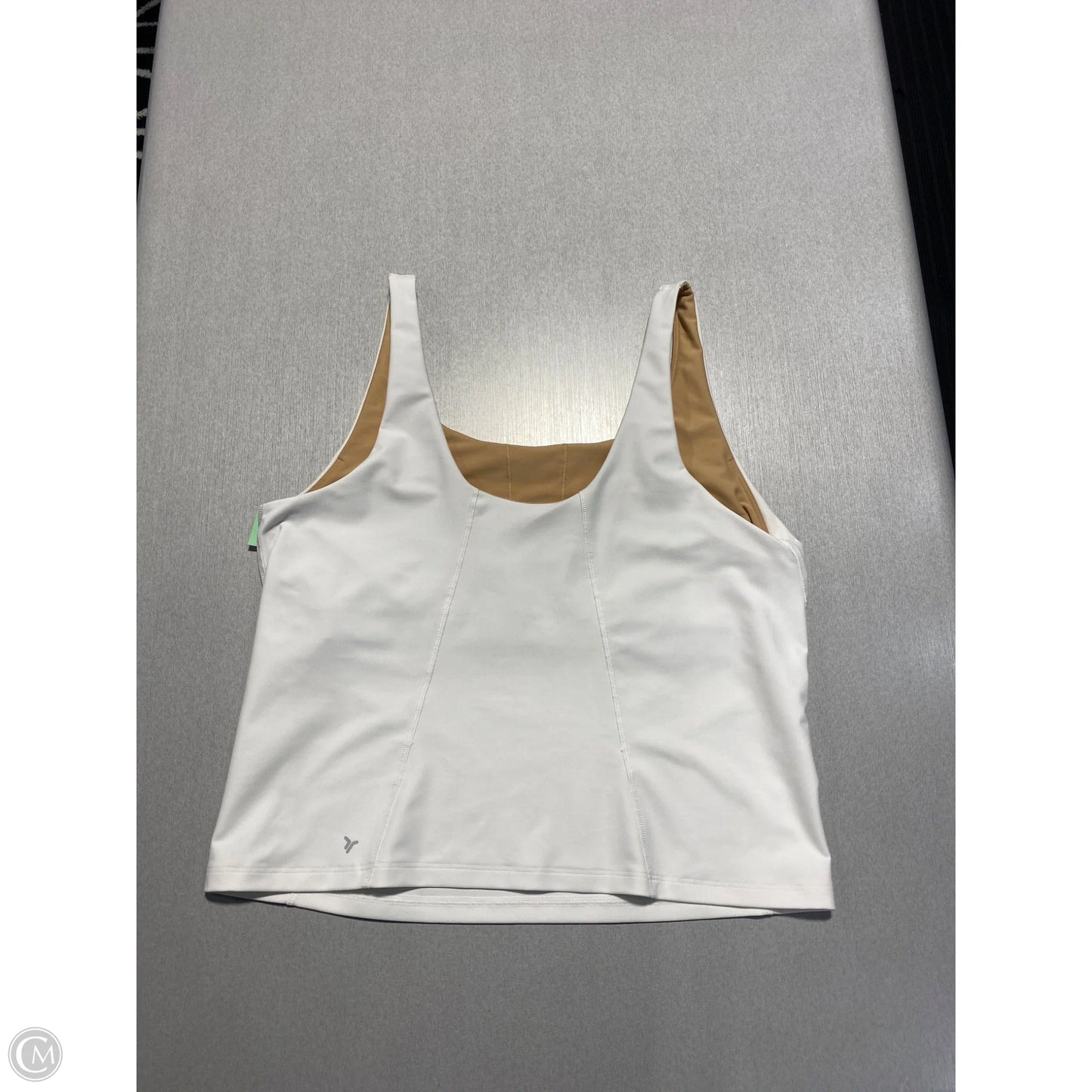 Athletic Tank Top By Old Navy In White, Size: Xl