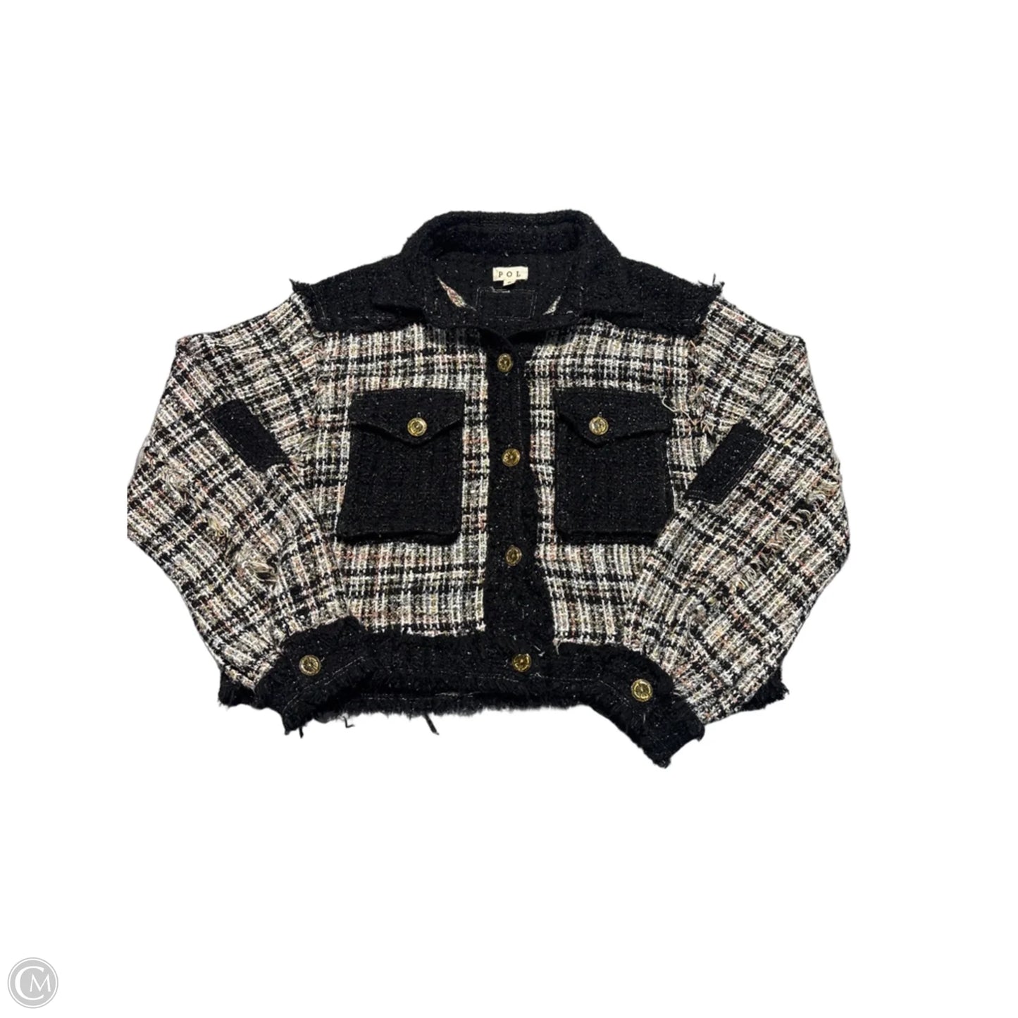 Jacket Other By Pol In Black, Size: S