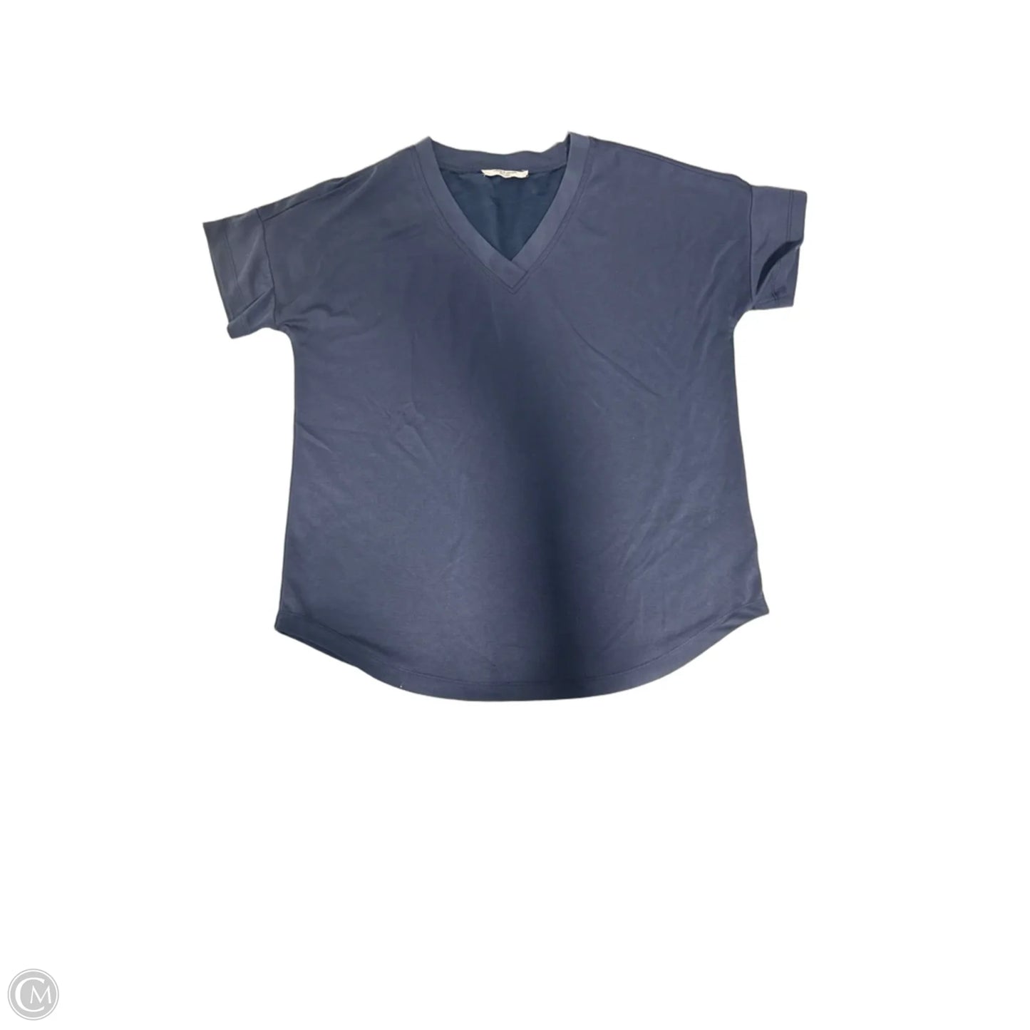 Top Short Sleeve Basic By Cable And Gauge In Blue, Size: M