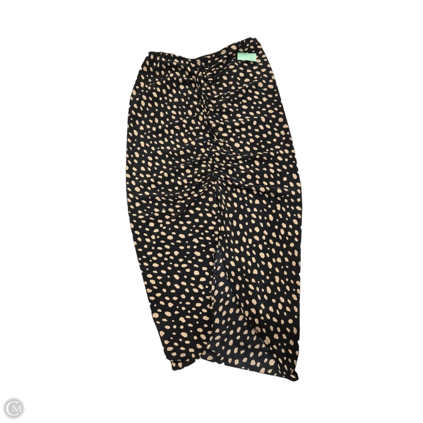 Skirt Maxi By Miou Muse In Black & Brown, Size: M