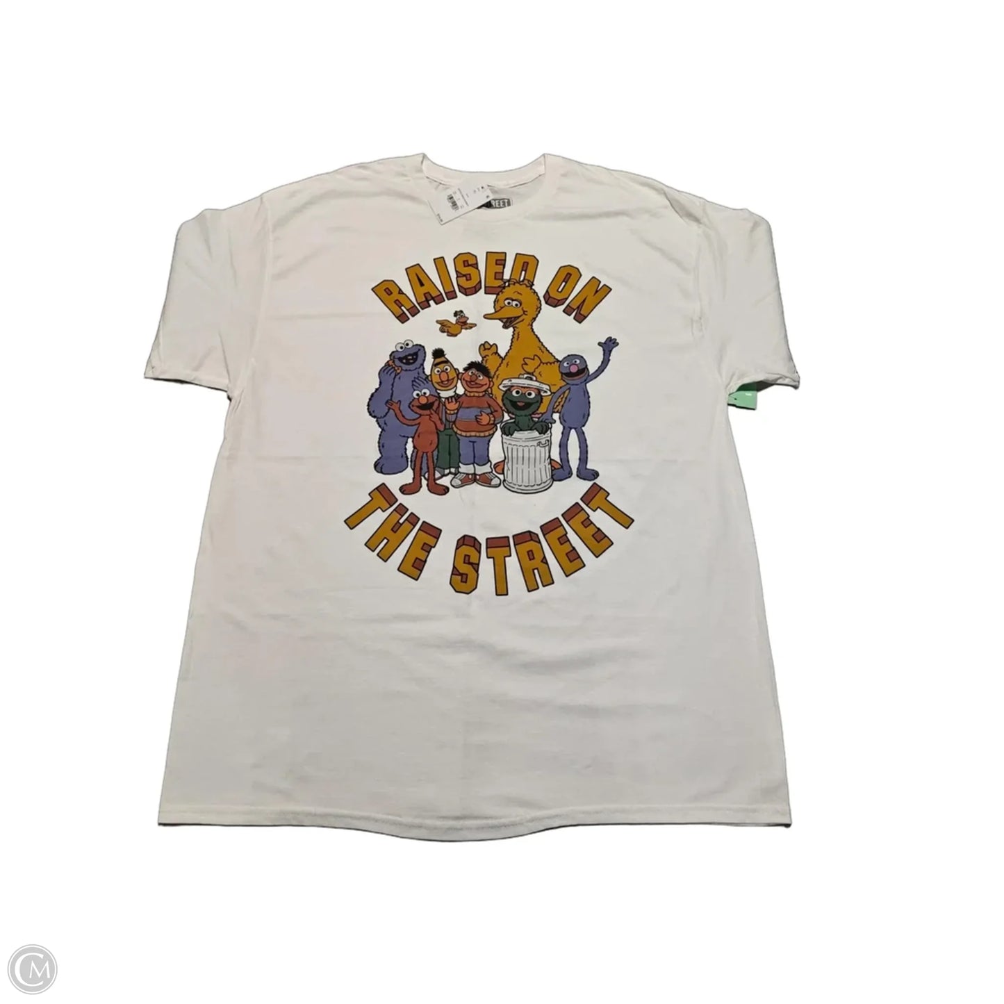 Top Short Sleeve Basic By Cme In White, Size: Xl