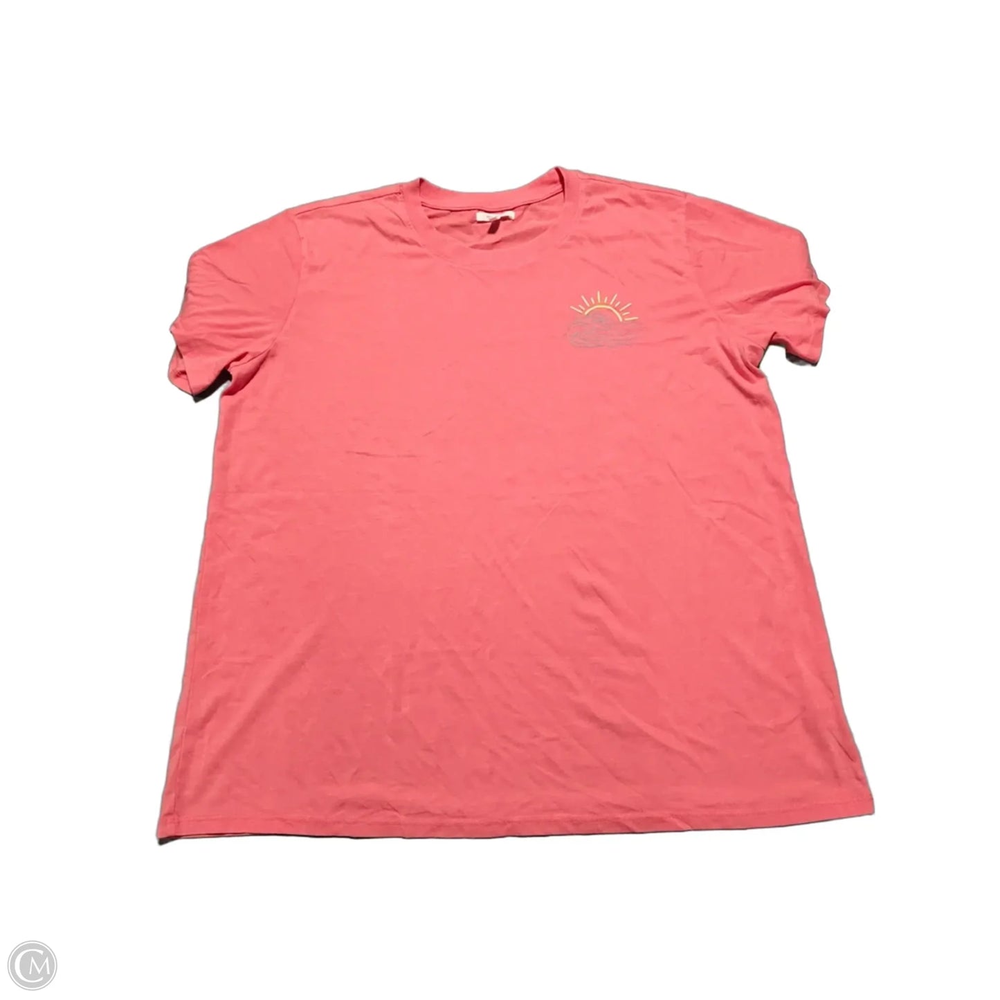 Top Short Sleeve Basic By Maurices In Coral, Size: Xl