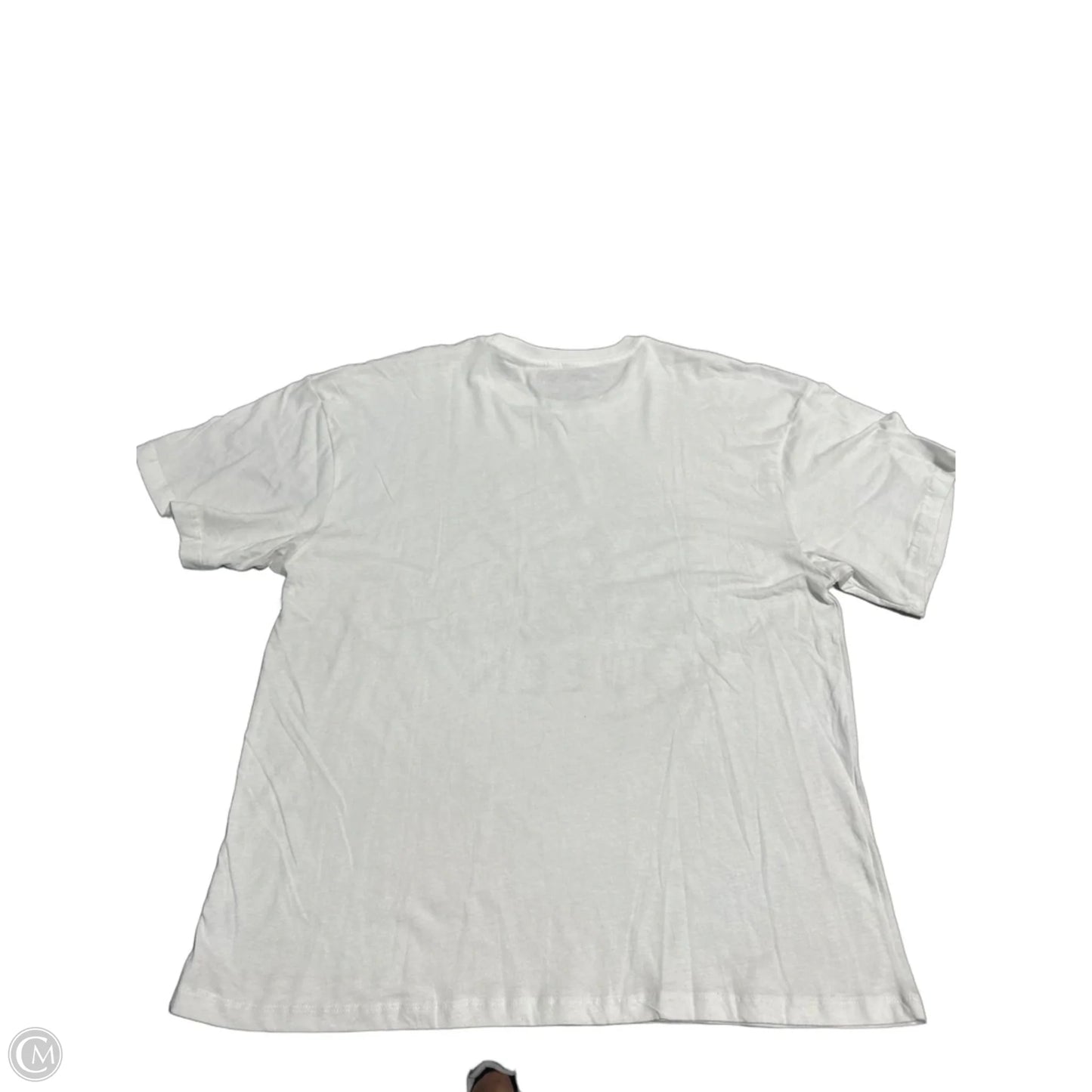 Top Short Sleeve By Cmc In White, Size: Xl