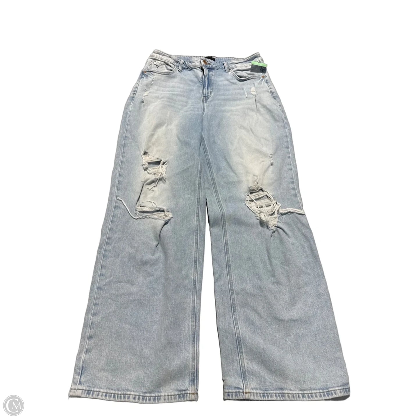 Jeans Wide Leg By Edgely In Blue Denim, Size: 16
