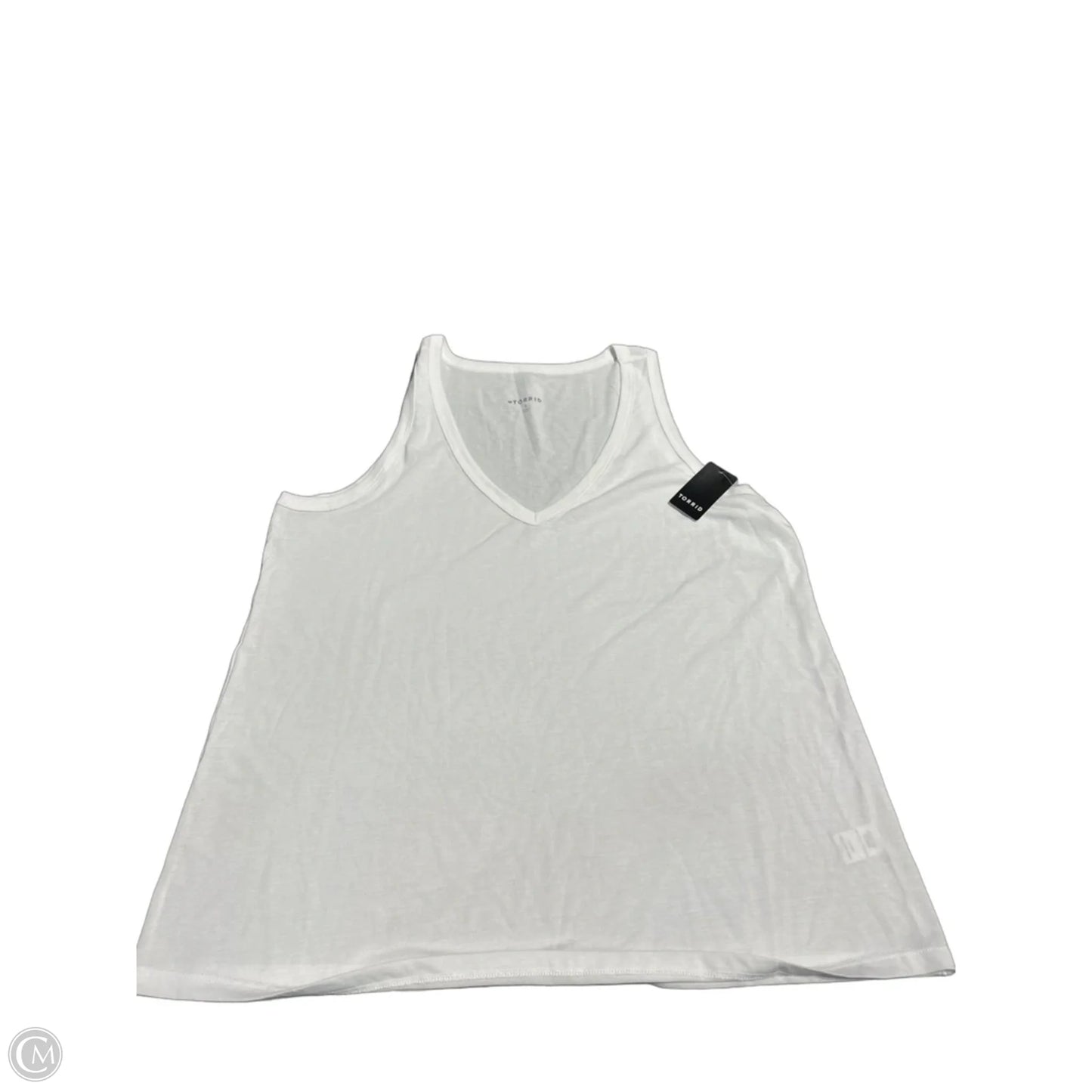 Tank Top By Torrid In White, Size: 1x