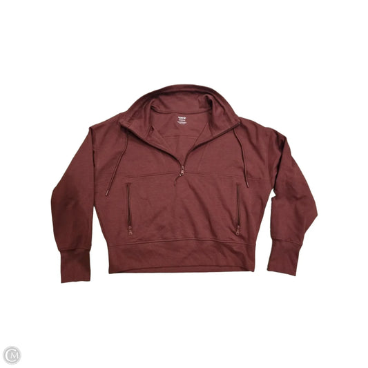 Athletic Sweatshirt Collar By Old Navy In Maroon, Size: Xl