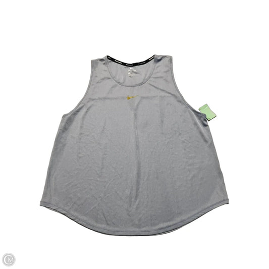 Athletic Tank Top By Nike In Blue, Size: Xl