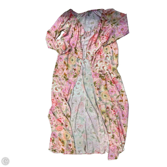 Shawl By Asos In Floral Print, Size: L