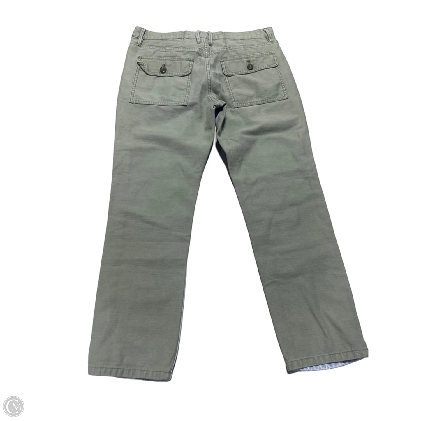 Jeans Straight By Frame In Blue & Green, Size: 2