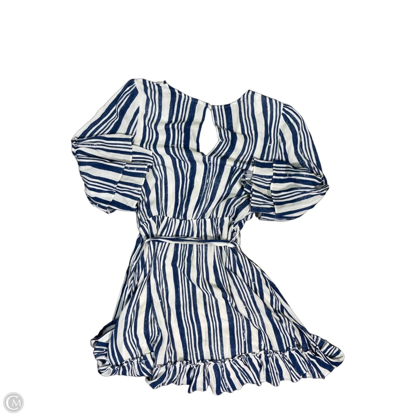 Dress Casual Short By Lulus In Blue & White, Size: Xs