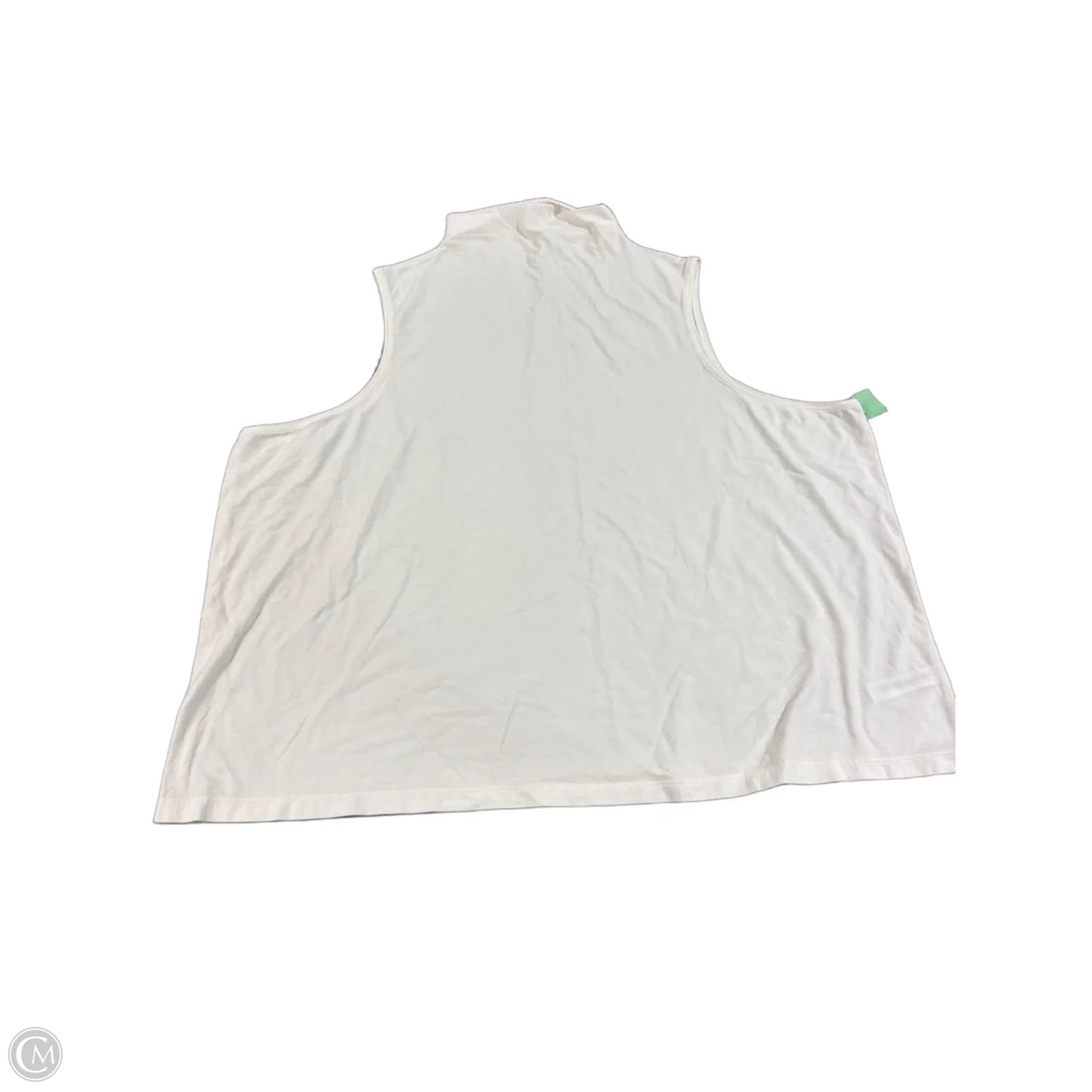 Tank Top By Athleta In White, Size: 3x