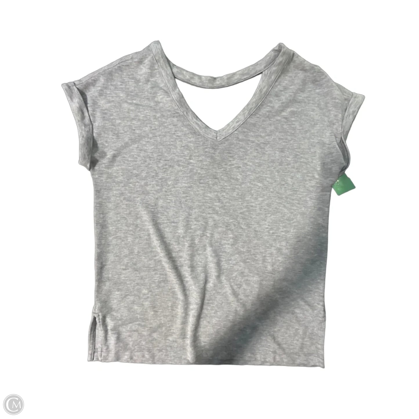 Top Short Sleeve By Loft In Grey, Size: Xs