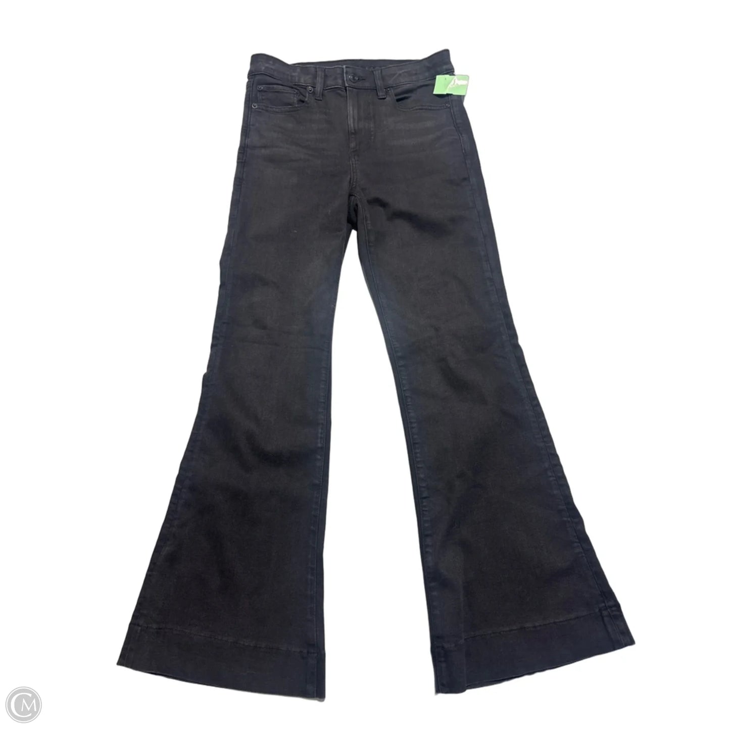 Jeans Flared By American Eagle In Black, Size: 4
