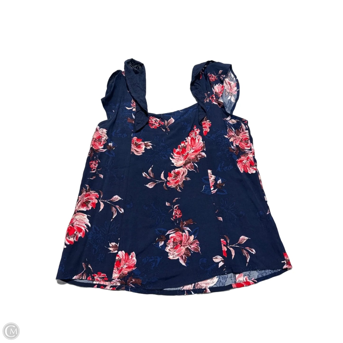 Top Sleeveless By Maurices In Navy, Size: M