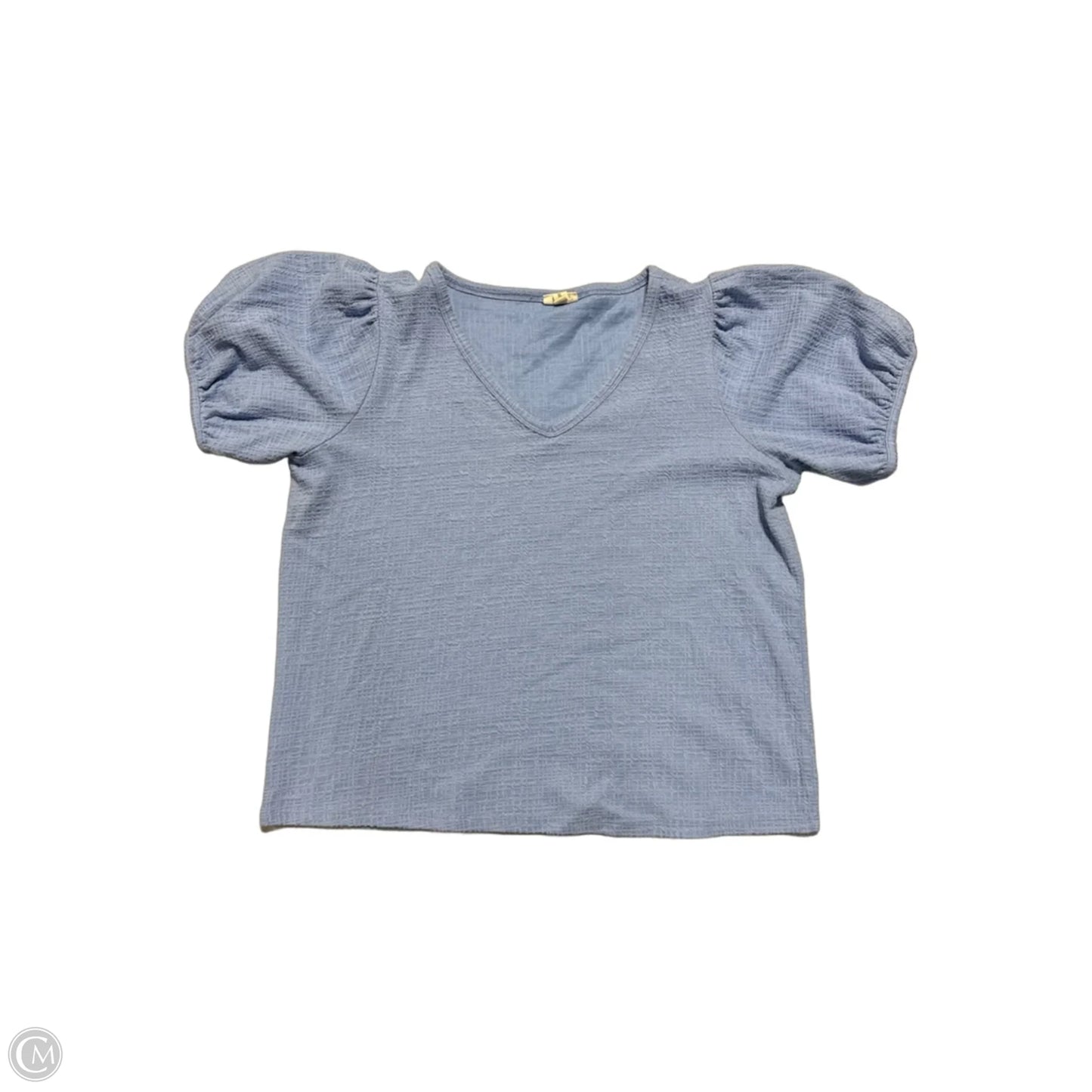 Top Short Sleeve By Ana In Blue, Size: Xl
