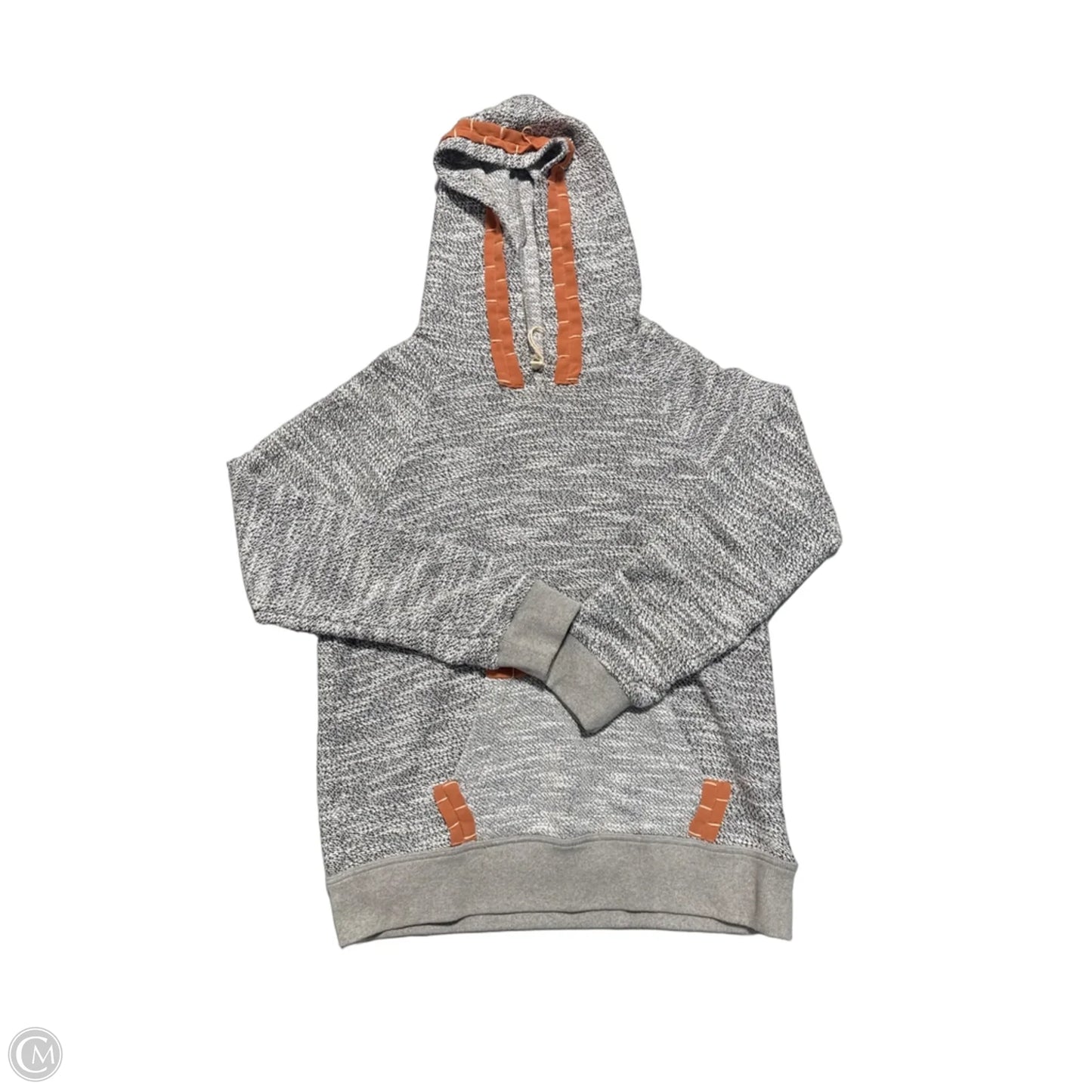 Sweatshirt Hoodie By Hem & Thread In Grey, Size: M