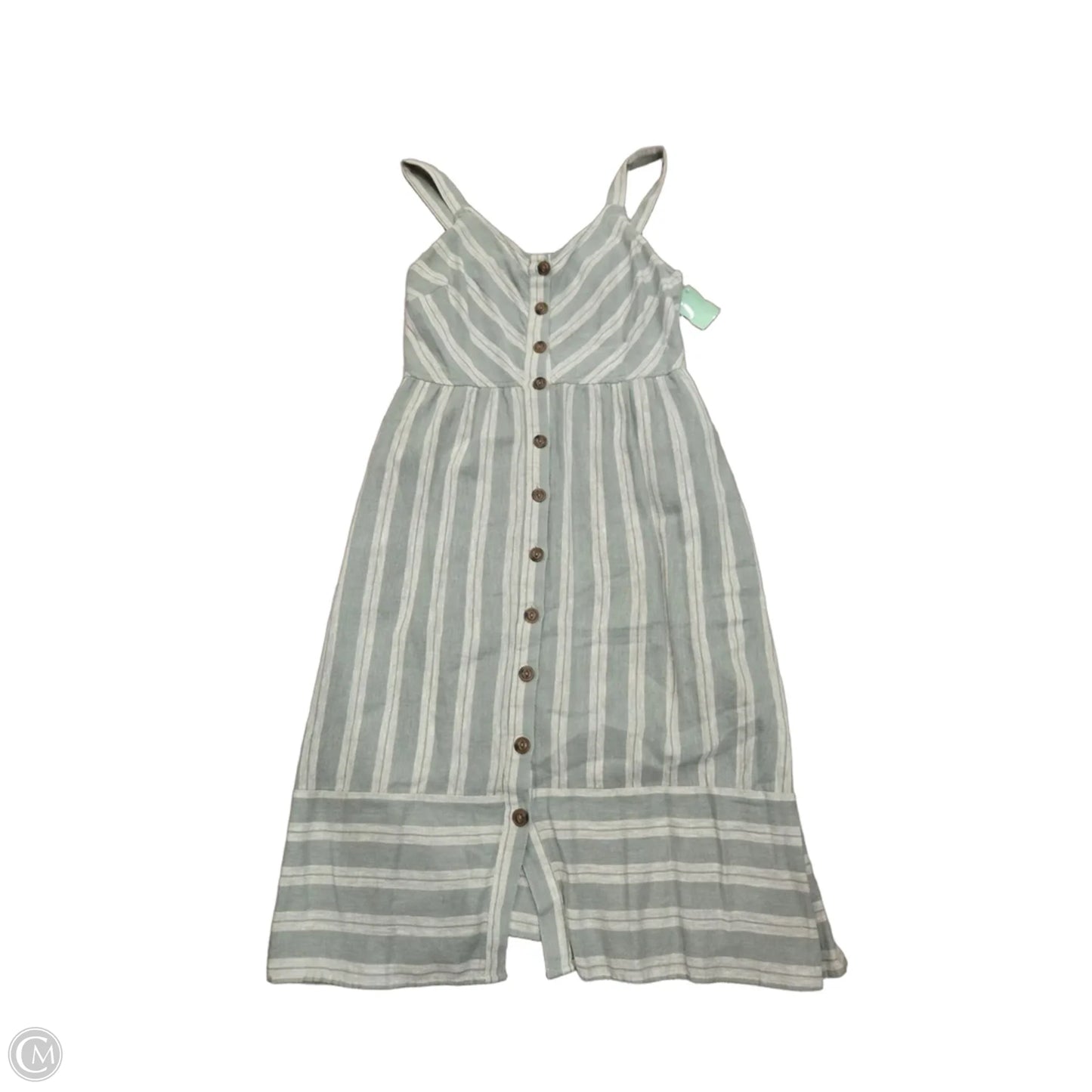 Dress Casual Short By Universal Thread In Green & White, Size: M