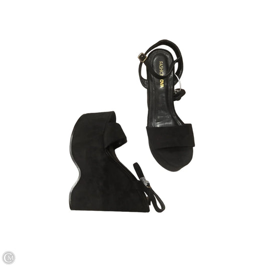 Boots Ankle Heels By Cmc In Black, Size: 6.5