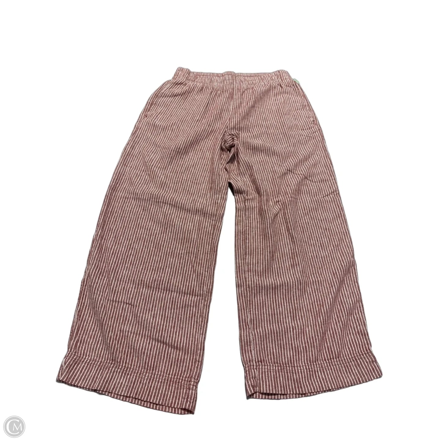 Pants Linen By Old Navy In Brown & White, Size: 8