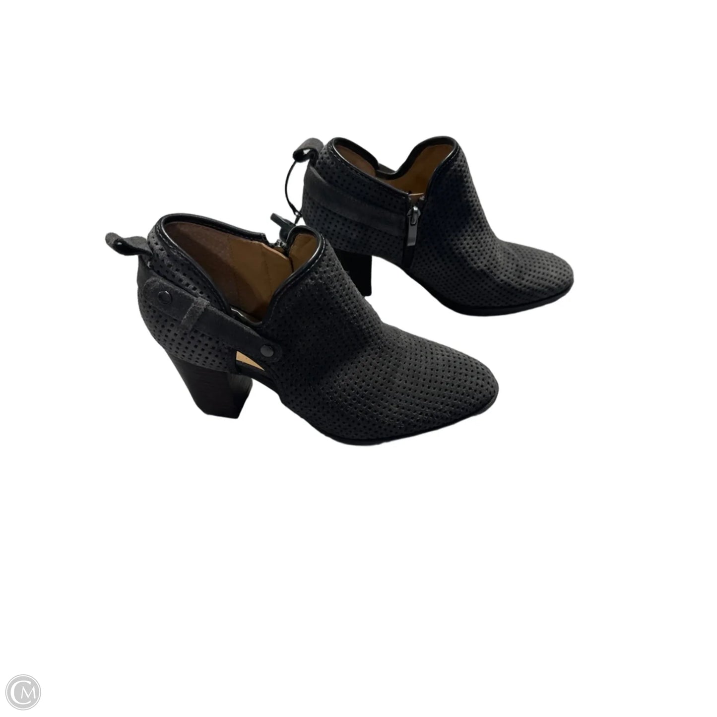 Boots Ankle Flats By Franco Sarto In Grey, Size: 8
