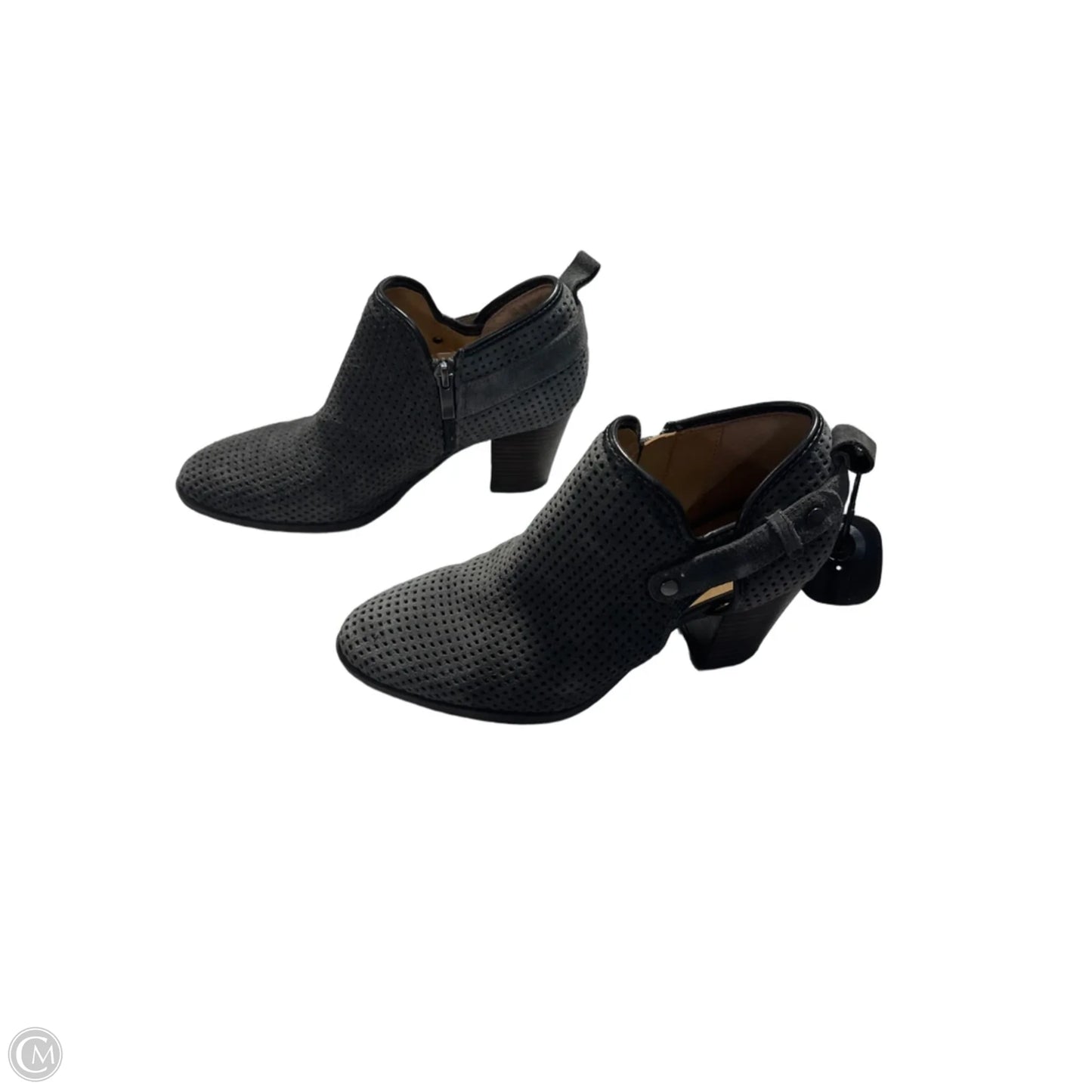 Boots Ankle Flats By Franco Sarto In Grey, Size: 8
