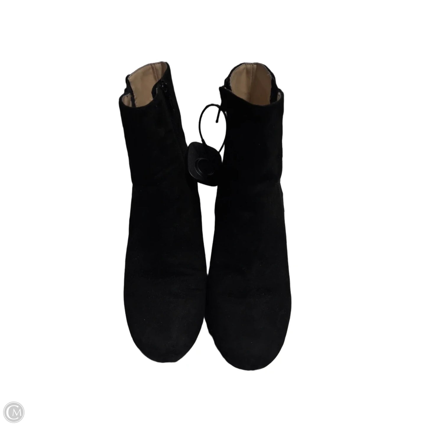Boots Ankle Flats By Nine West In Black, Size: 8