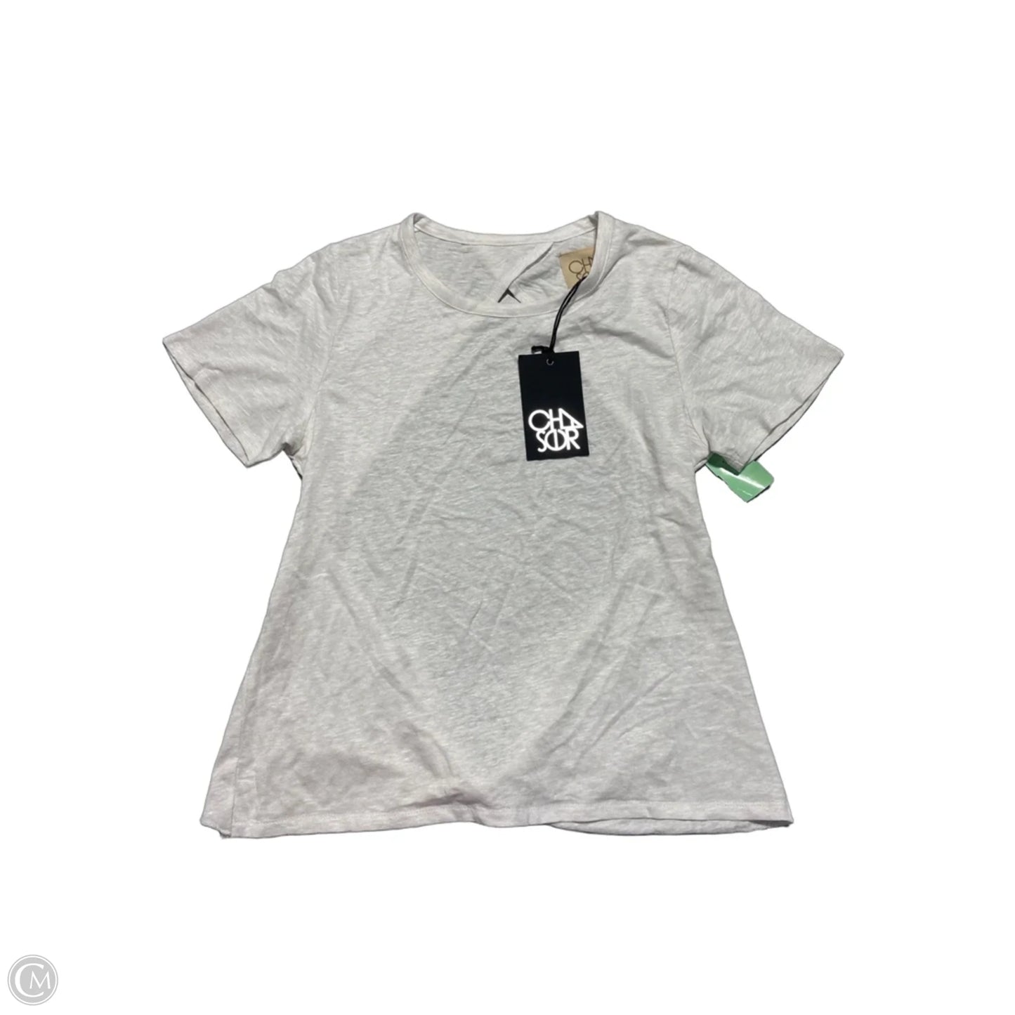 Top Short Sleeve By Chaser In White, Size: M