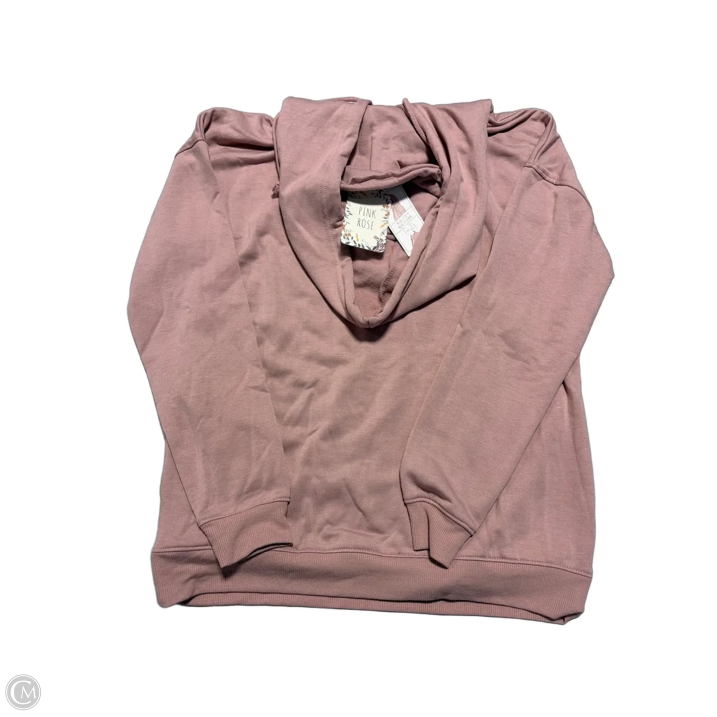 Sweatshirt Hoodie By Pink Rose In Pink, Size: S
