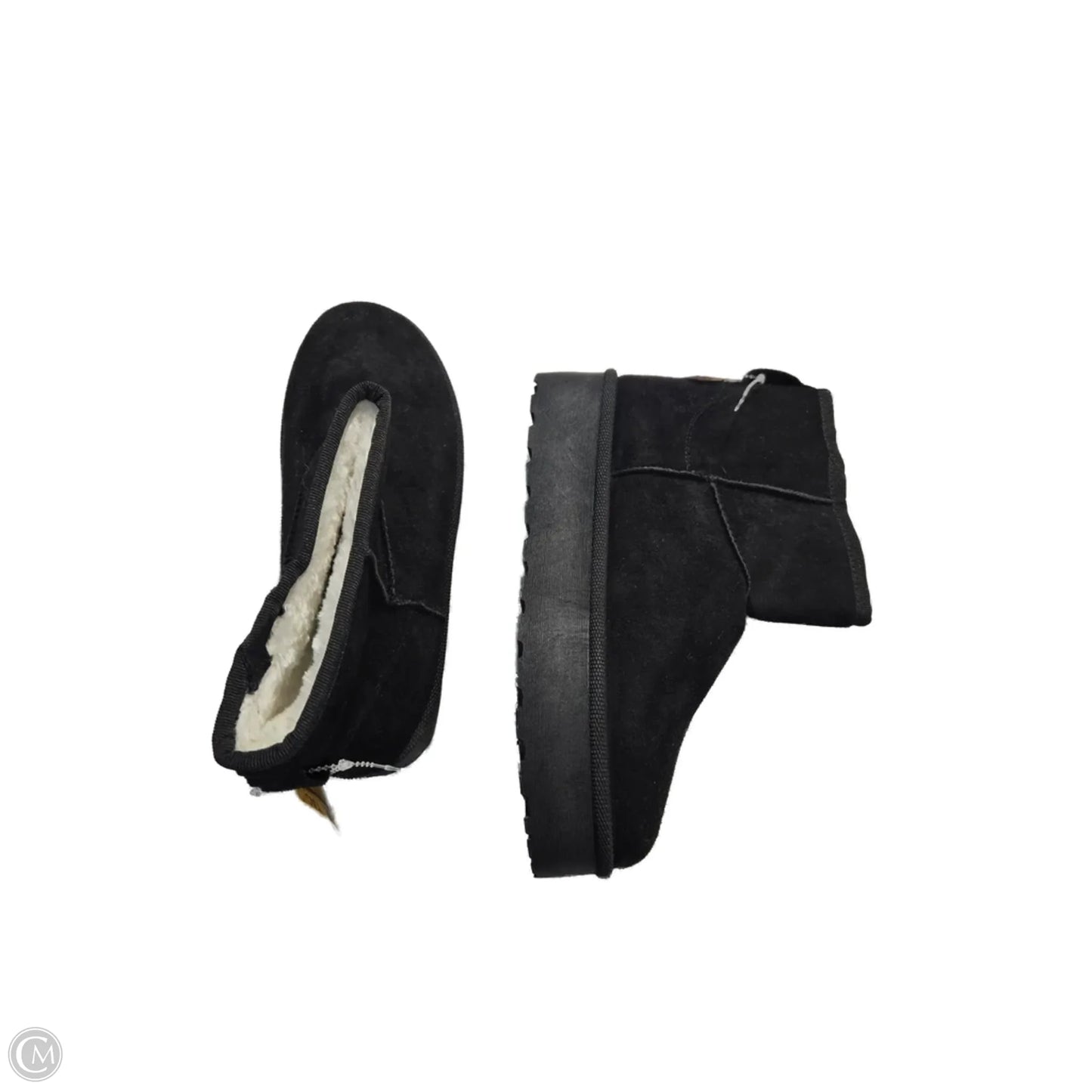 Boots Ankle Flats By Forever In Black, Size: 8
