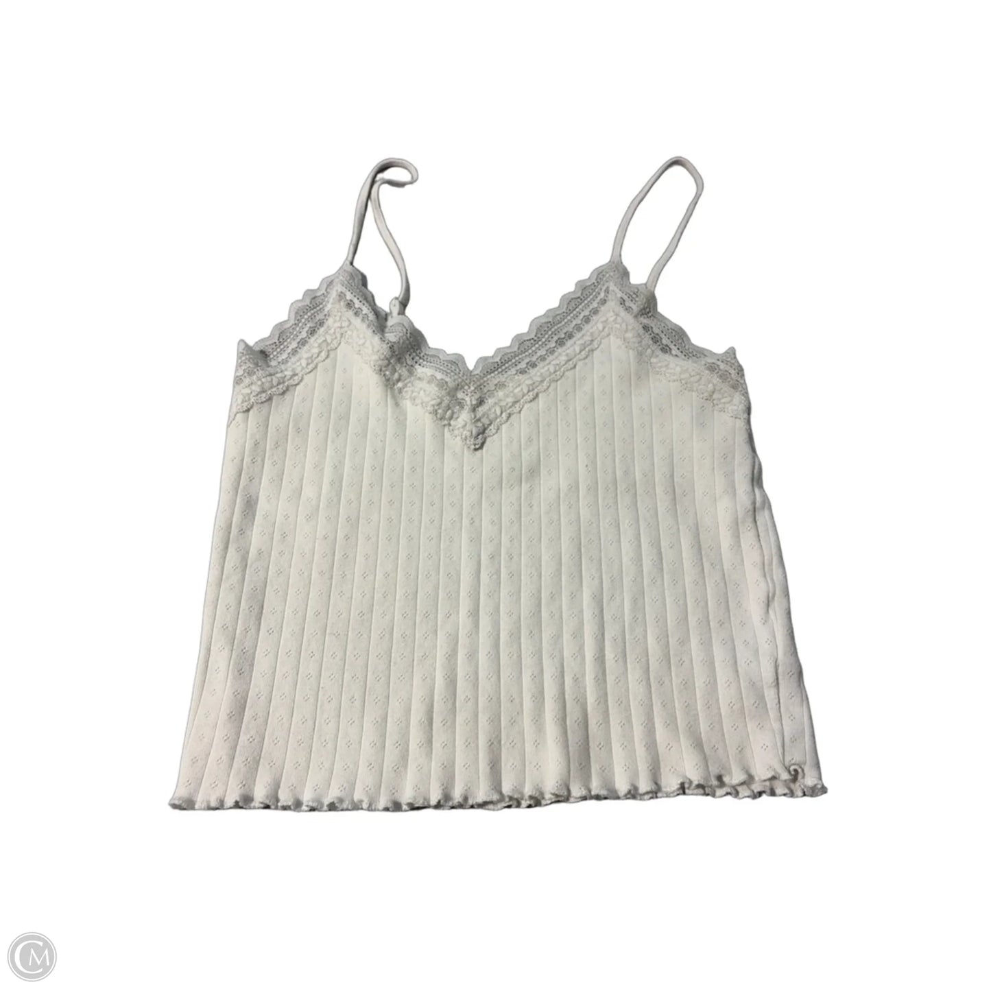 Tank Top By American Eagle In White, Size: M