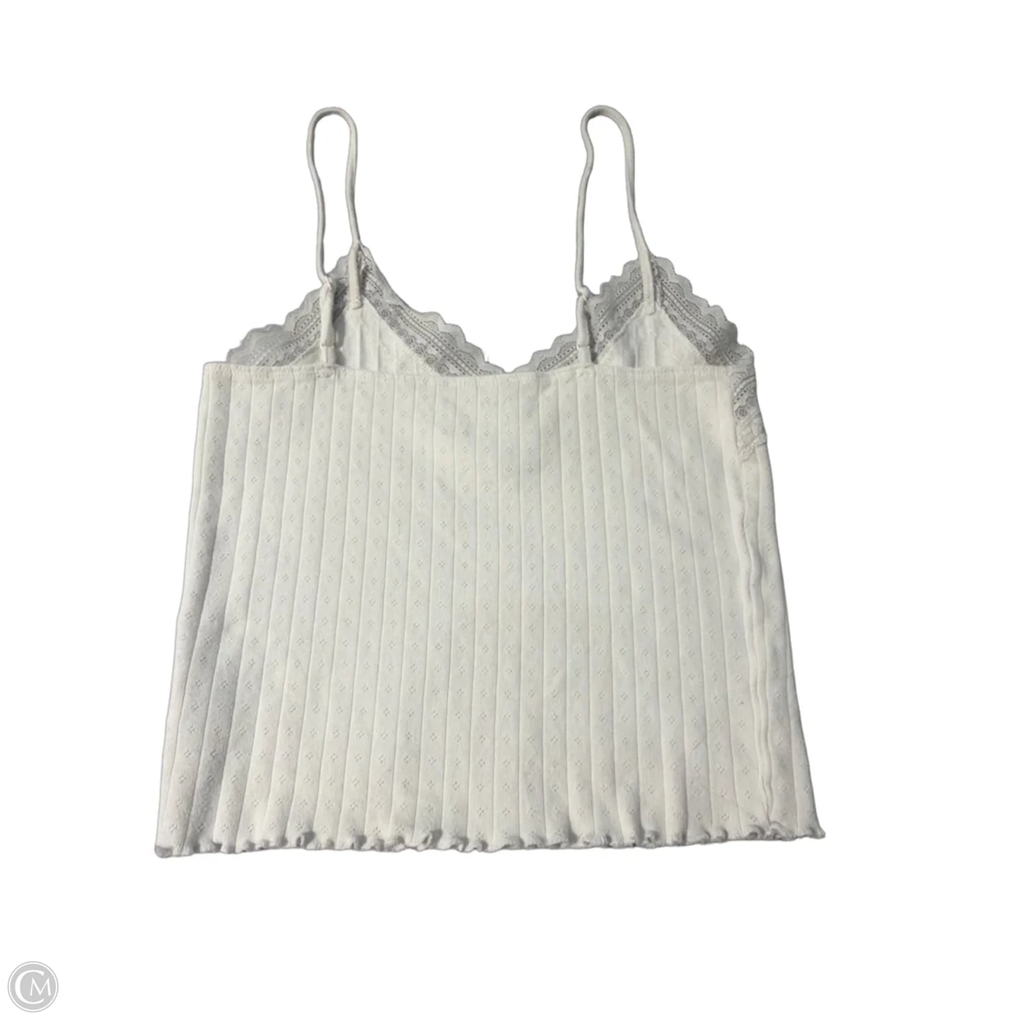 Tank Top By American Eagle In White, Size: M