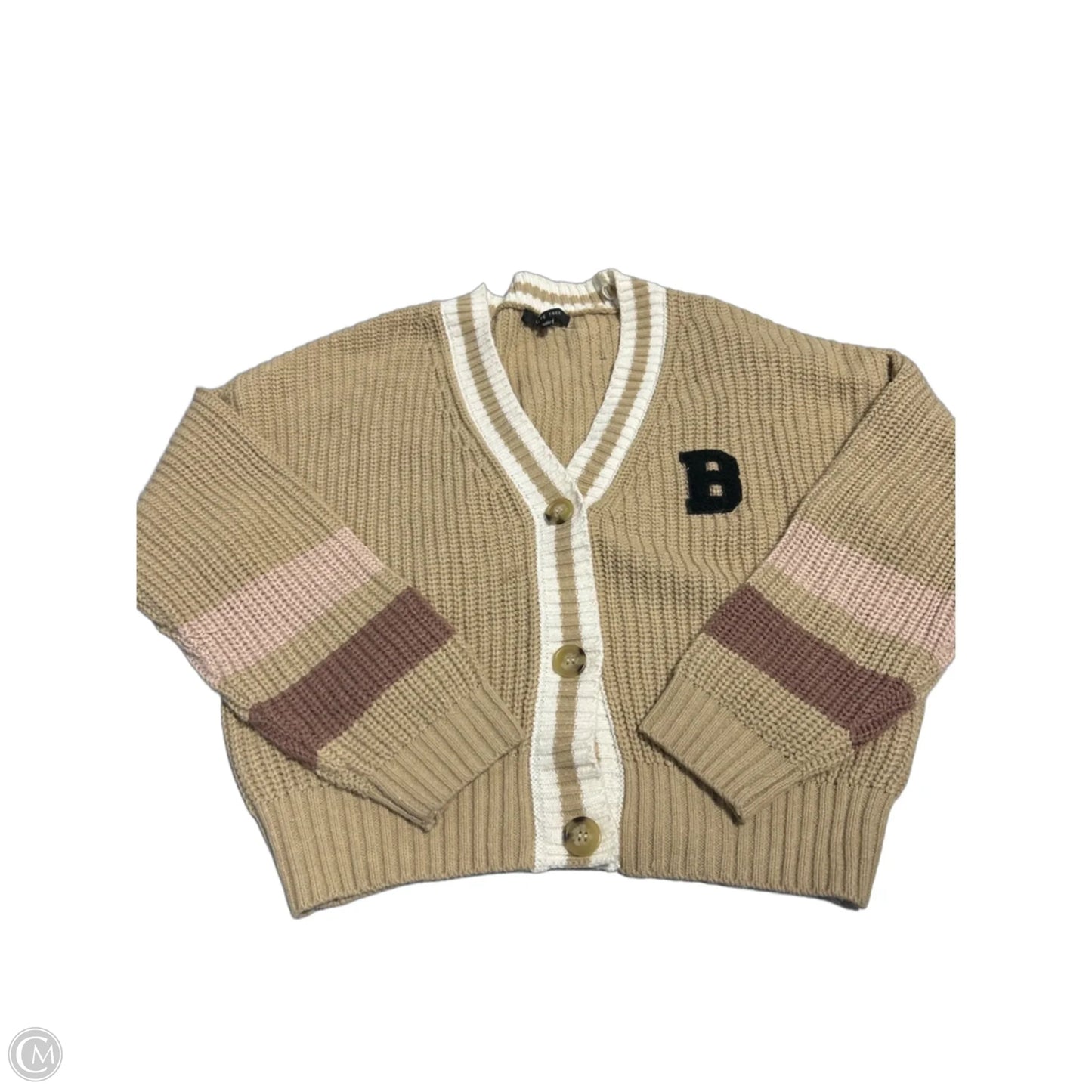 Sweater By Love Tree In Tan, Size: M