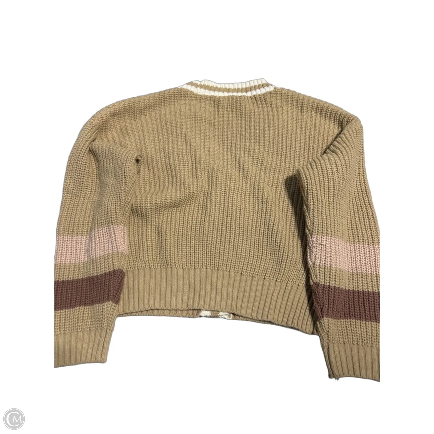 Sweater By Love Tree In Tan, Size: M