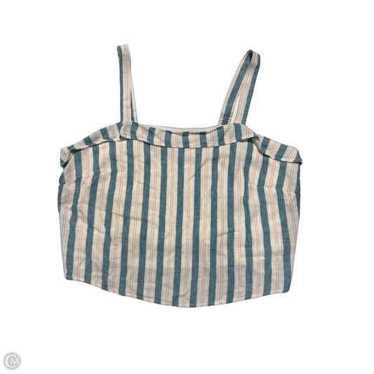 Tank Top By Torrid In Blue & White, Size: 1x