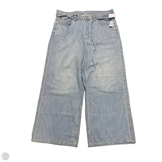 Jeans Wide Leg By Old Navy In Blue Denim, Size: 16