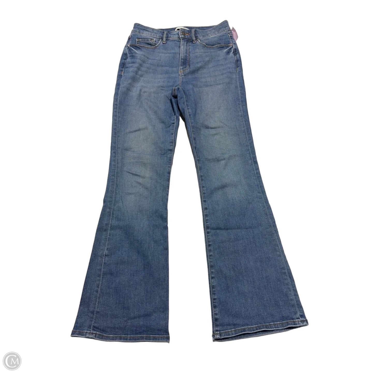 Jeans Flared By Nine West In Blue Denim, Size: 8