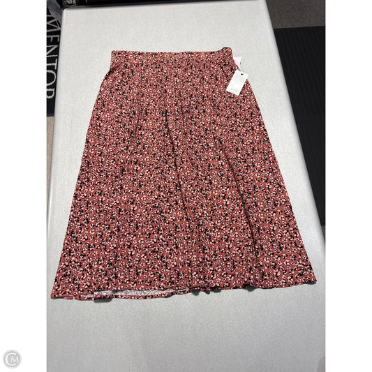 Skirt Maxi By Nine West In Floral Print, Size: L