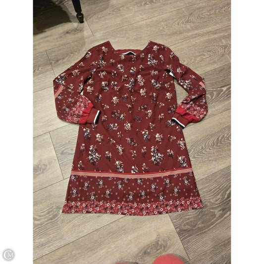 Dress Casual Midi By Maurices In Maroon, Size: S