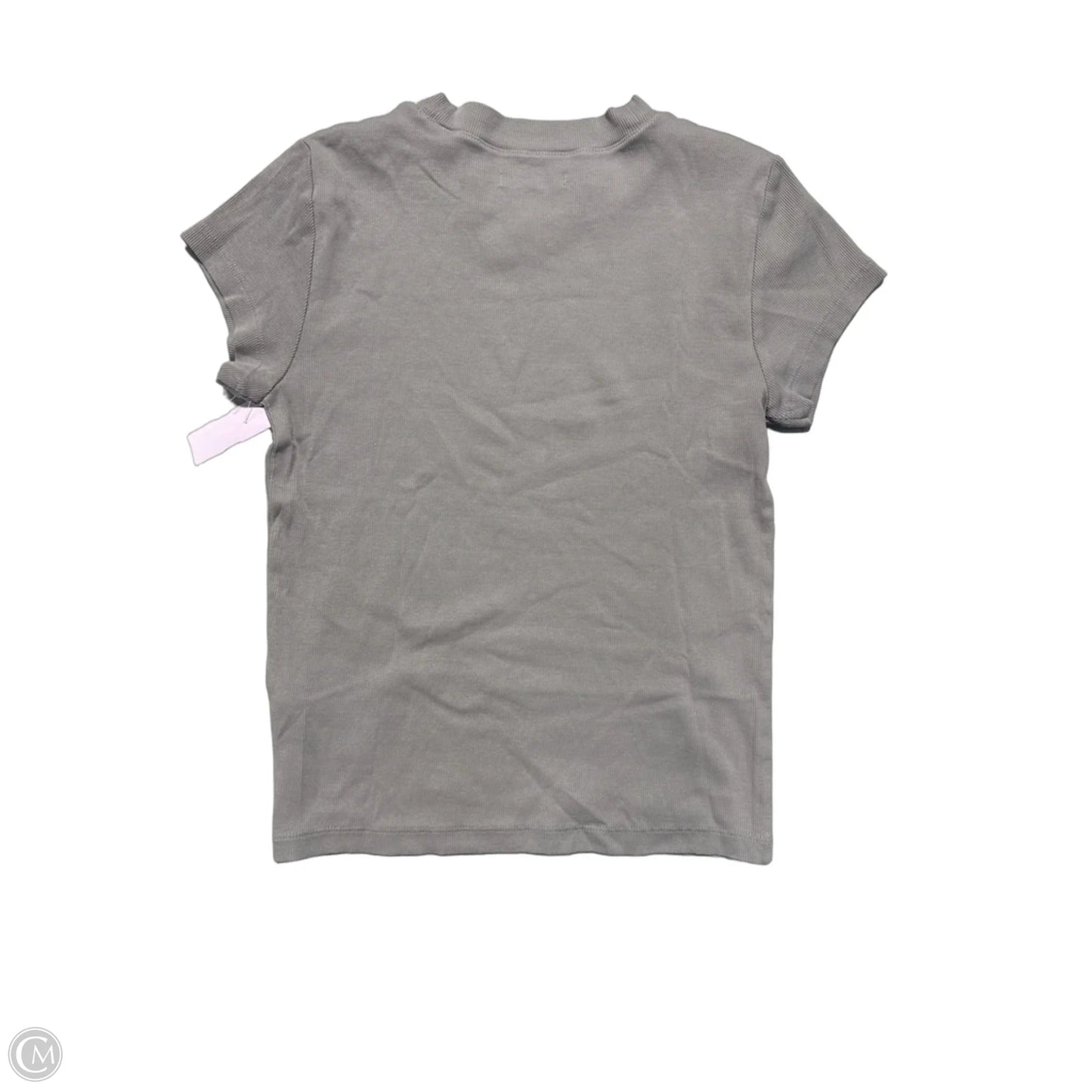 Top Short Sleeve By Madewell In Grey, Size: S