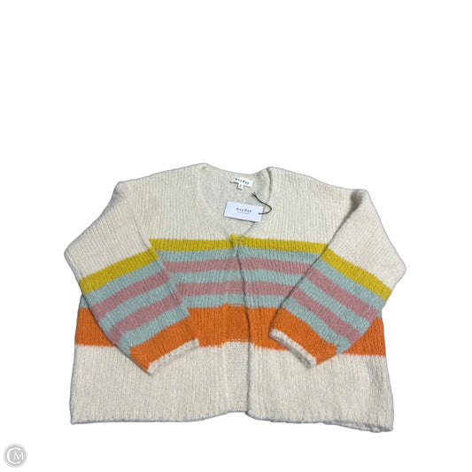 Cardigan By Cmc In Pink & Tan, Size: M